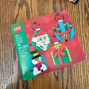 LEGO CHRISTMAS ORNAMENTS NIB